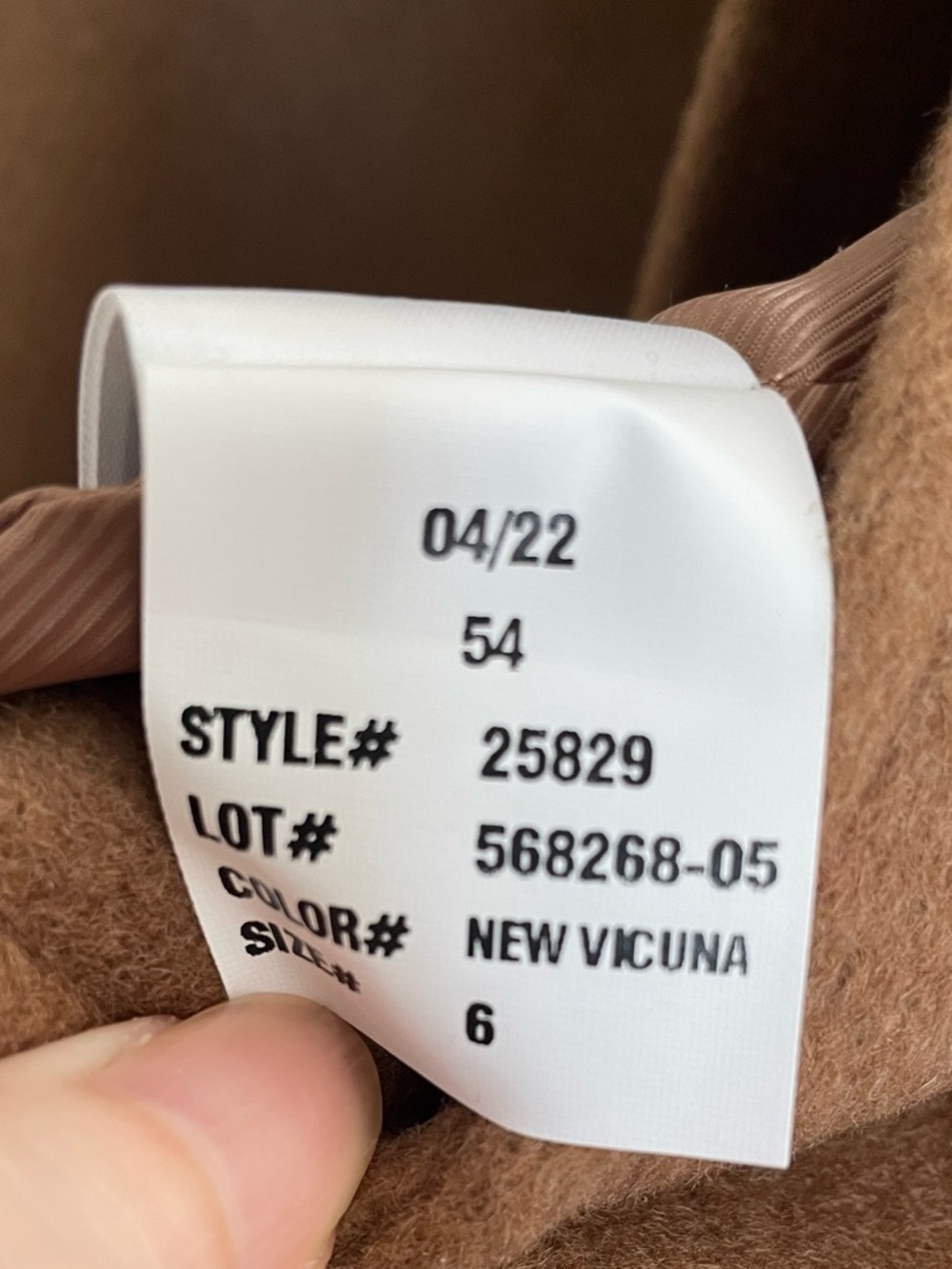 Ralph Lauren Double Breasted Belted Full Length Camel Wool Coat - Picture 16 of 16